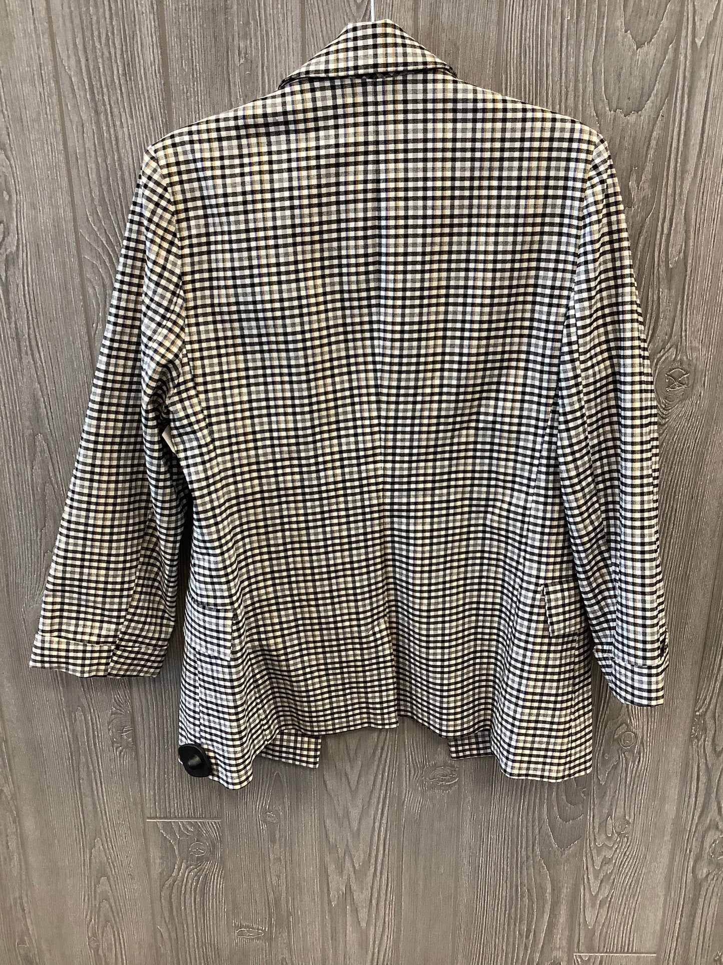 Blazer By Love Tree In Plaid Pattern, Size: L