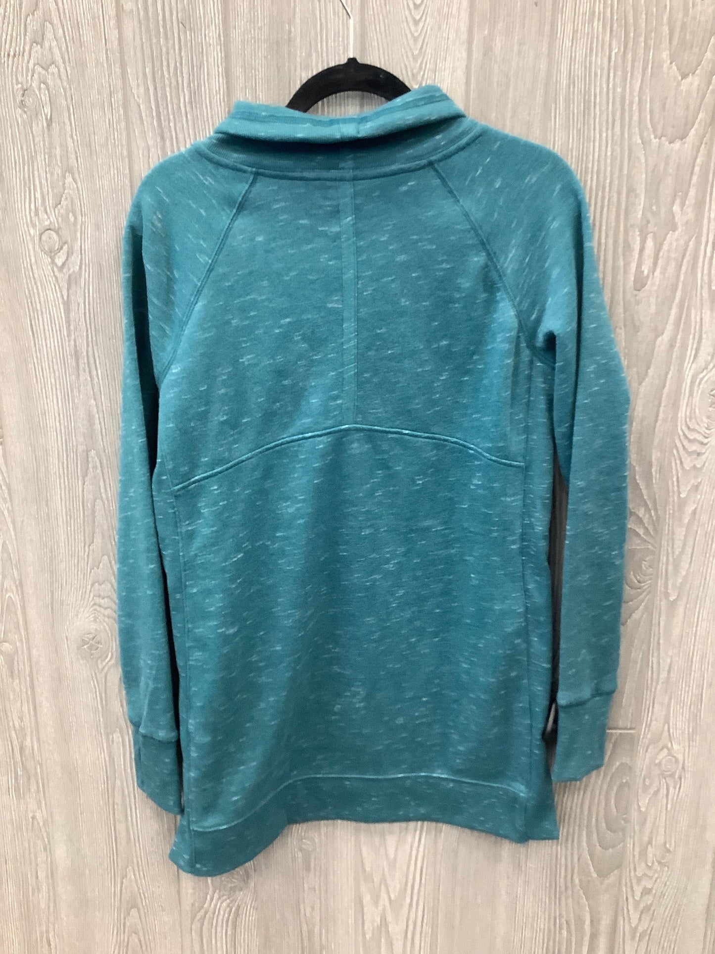 Sweatshirt Collar By Tek Gear In Green, Size: S