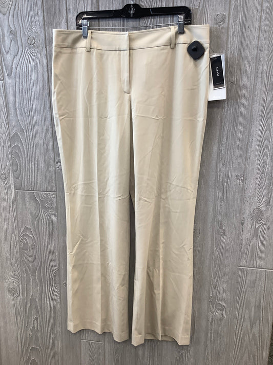 Pants Dress By Alfani In Beige, Size: 16