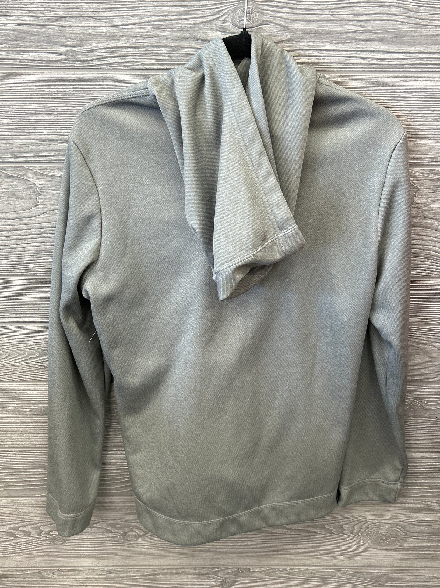 Athletic Sweatshirt Crewneck By Adidas In Grey, Size: L