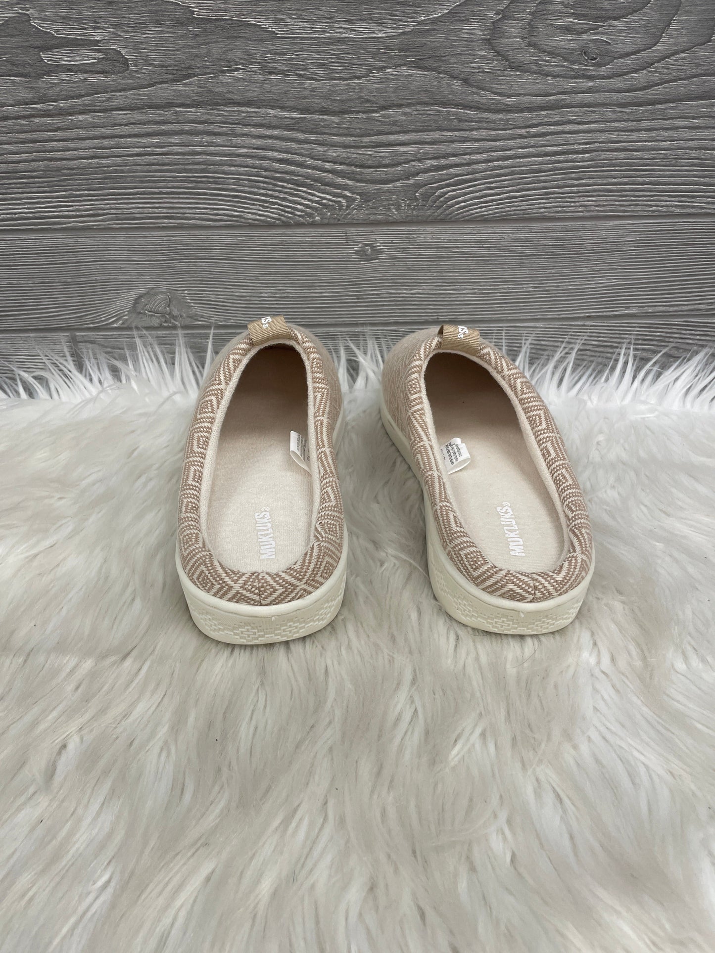 Slippers By Muk Luks In Beige