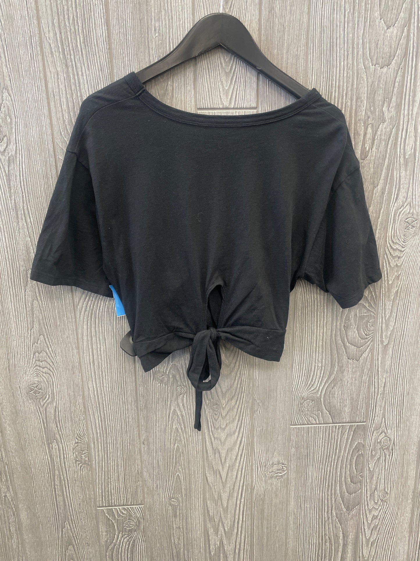 Top Short Sleeve By Aerie In Black, Size: M