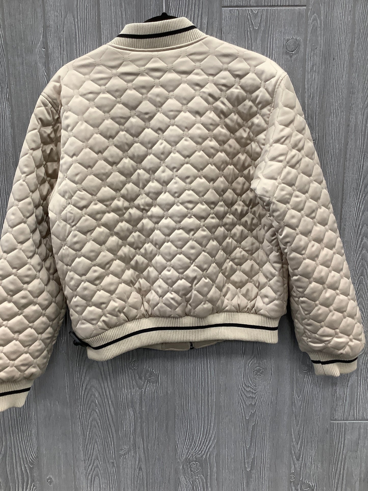 Jacket Puffer & Quilted By Sanctuary In Cream, Size: S