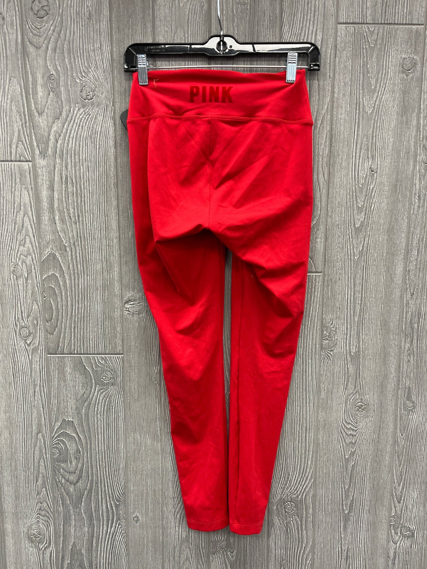 Athletic Leggings By Pink In Red, Size: S