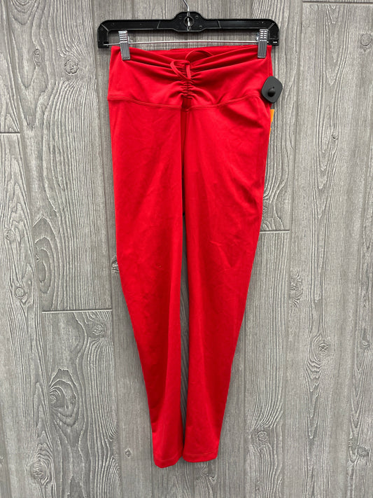 Athletic Leggings By Pink In Red, Size: S