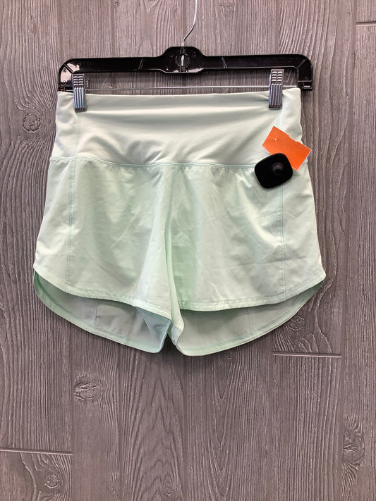 Athletic Shorts By Lululemon In Green, Size: 4