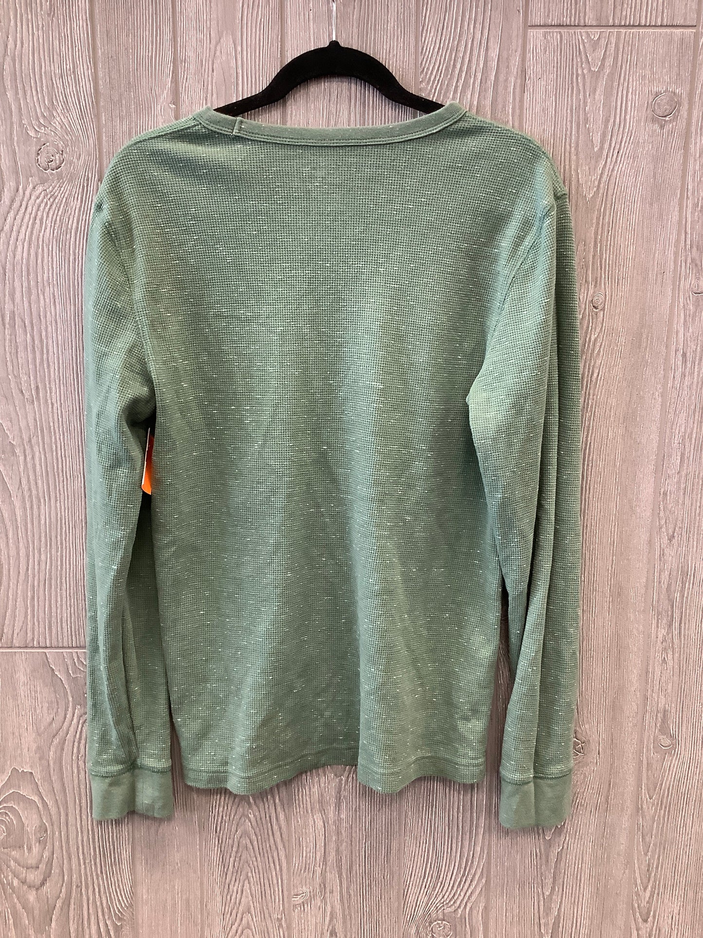 Top Long Sleeve Basic By Sonoma In Green, Size: L