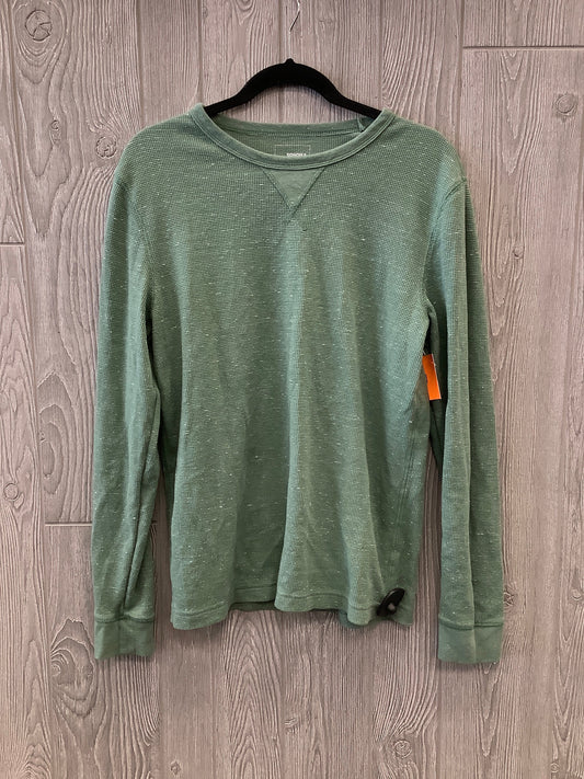 Top Long Sleeve Basic By Sonoma In Green, Size: L