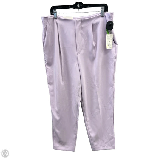 Pants Dress By A New Day In Purple, Size: 14