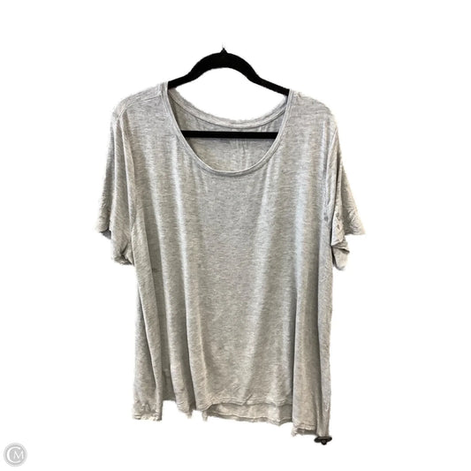 Top Short Sleeve Basic By Amazon Essentials In Grey, Size: Xxl