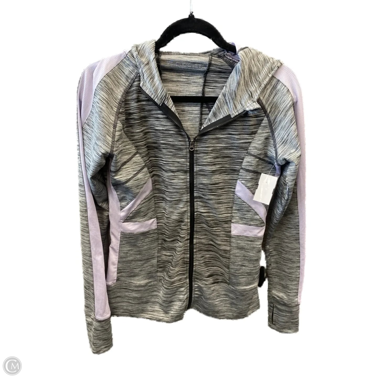 Athletic Jacket By Soybu In Grey, Size: S