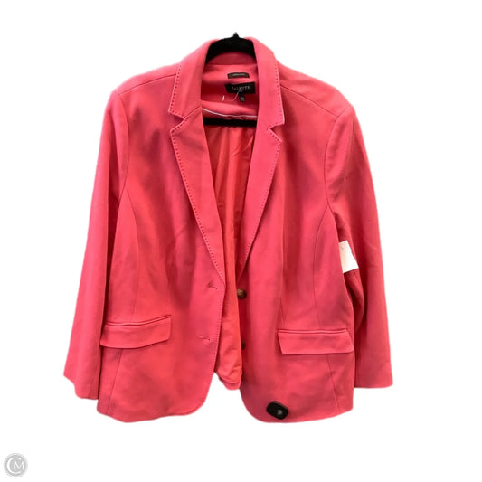 Blazer By Talbots In Pink, Size: 2x