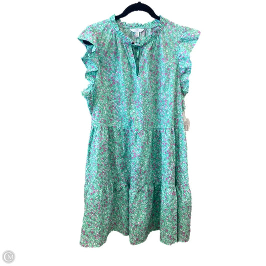Dress Casual Short By Time And Tru In Green, Size: 3x