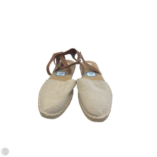 Sandals Flats By Time And Tru In Beige, Size: 10