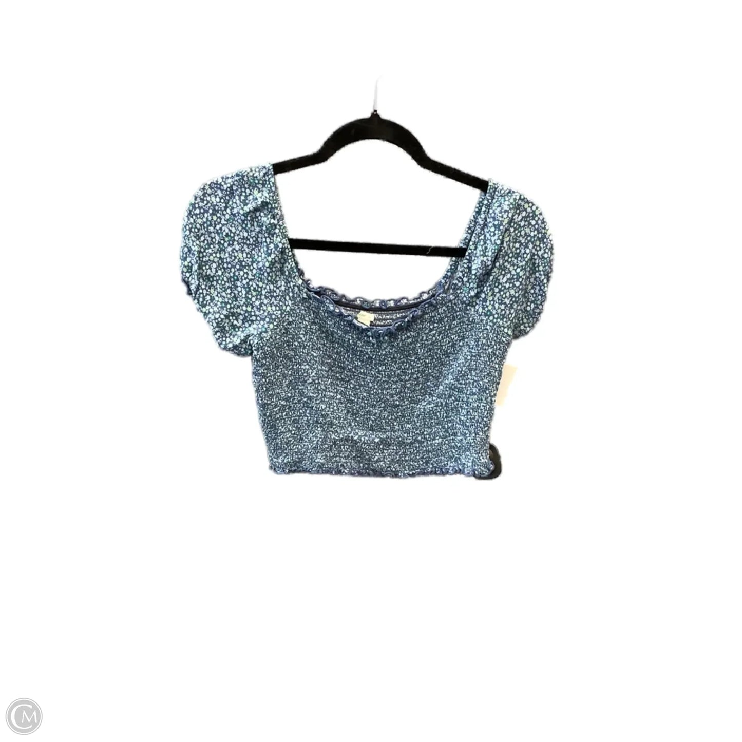 Top Short Sleeve By Aerie In Blue, Size: S