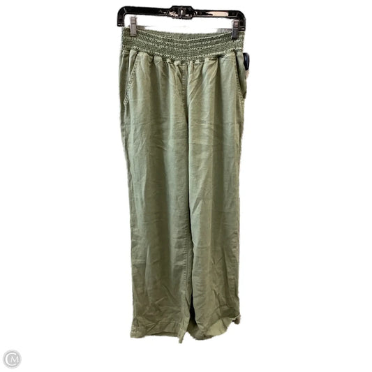 Pants Linen By Briggs In Green, Size: 4
