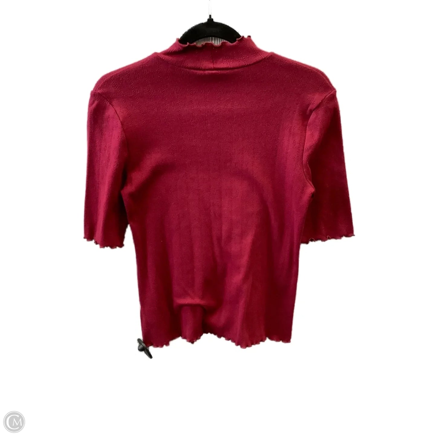 Top Short Sleeve By Gap In Red, Size: M