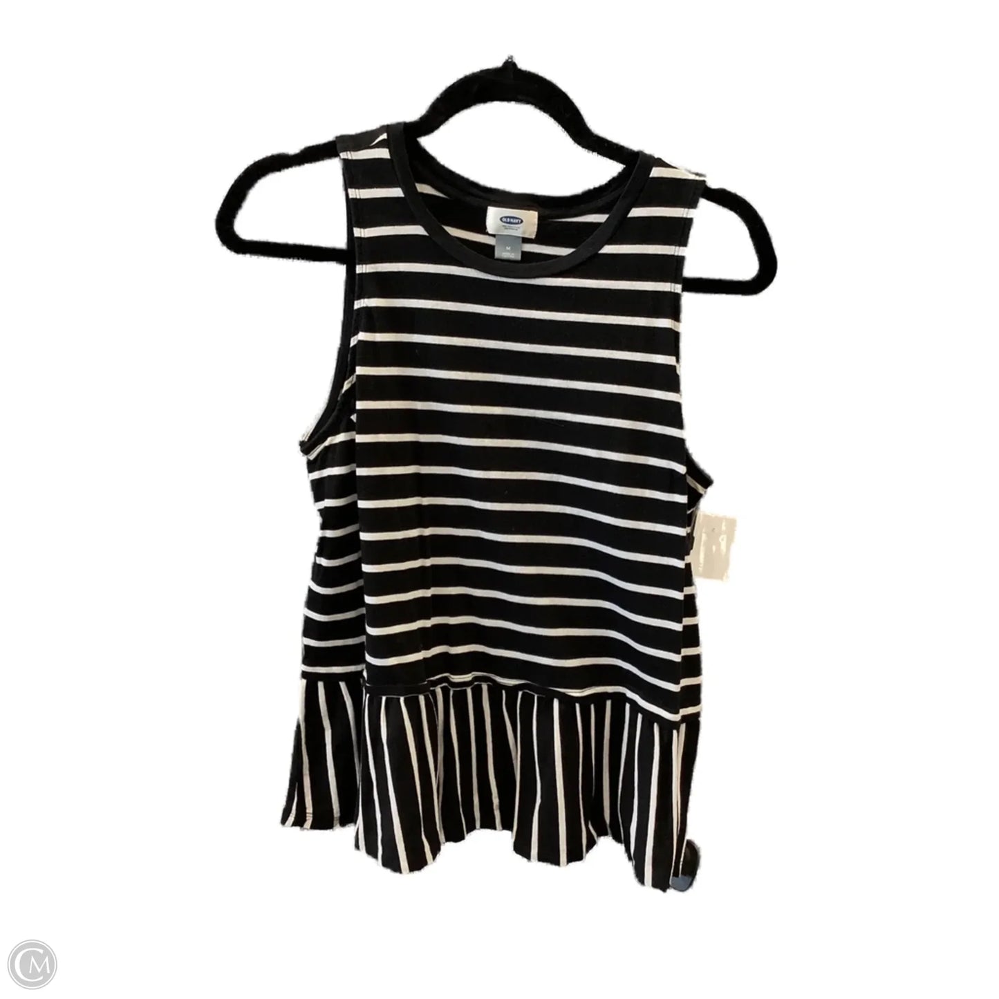 Top Sleeveless By Old Navy In Striped Pattern, Size: M