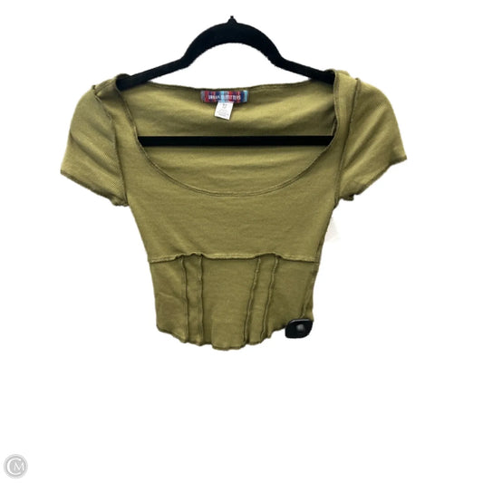 Top Short Sleeve By Urban Outfitters In Green, Size: Xs