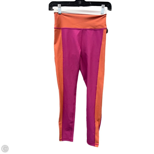 Athletic Leggings By Clothes Mentor In Orange & Pink, Size: Xs