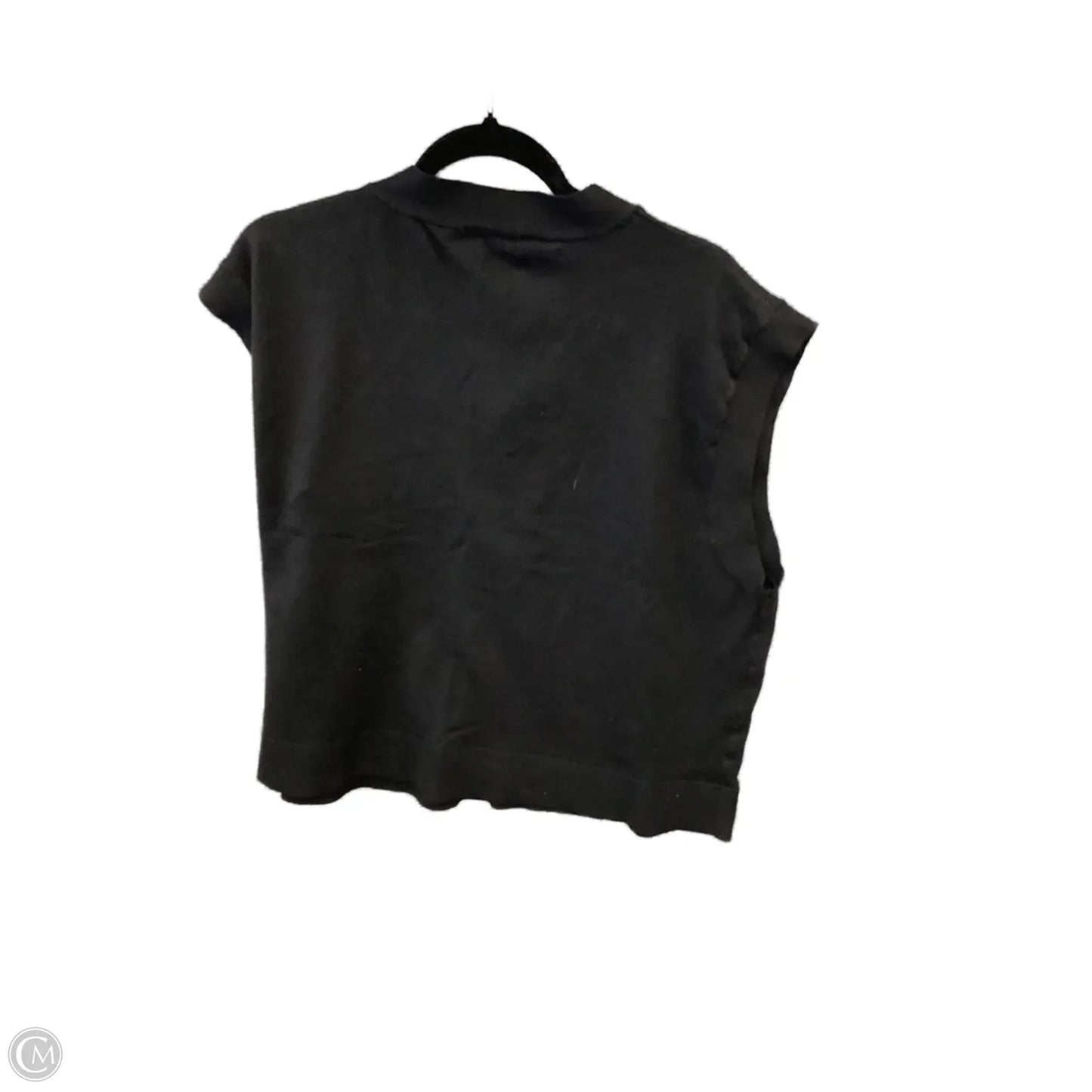 Vest Sweater By Terra & Sky In Black, Size: 1x