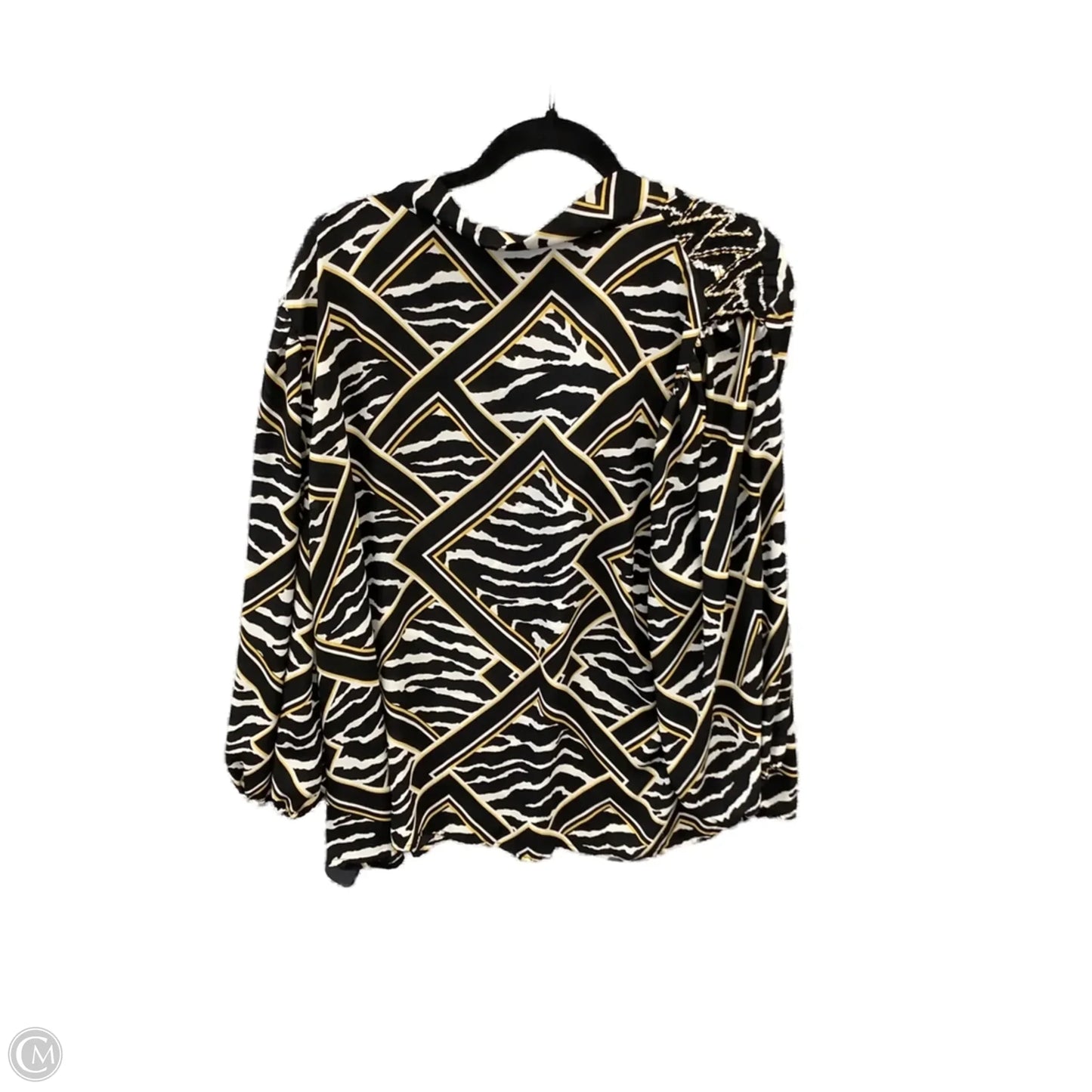 Top Long Sleeve By By Design In Black, Size: 3x