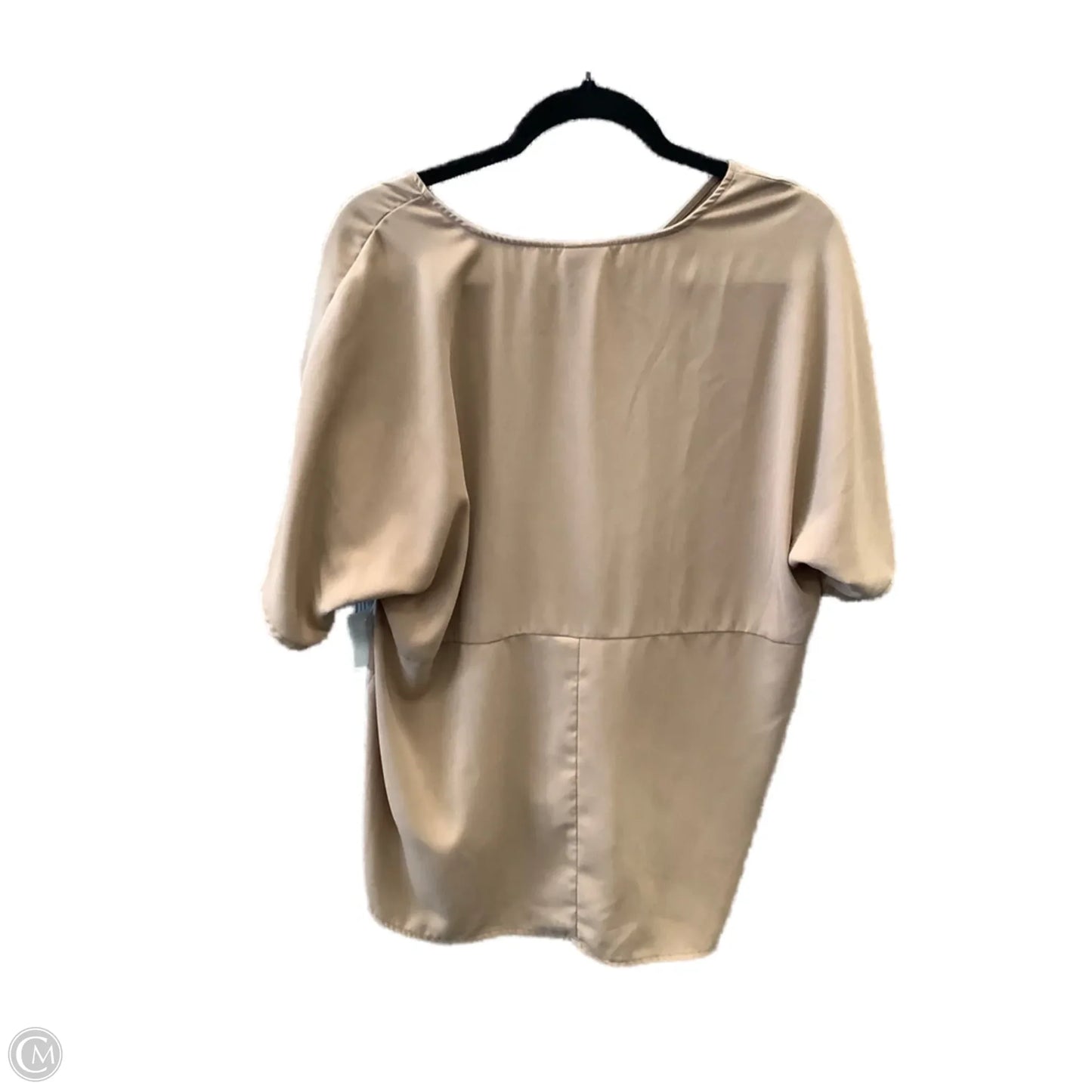 Top Short Sleeve By Worthington In Brown, Size: M