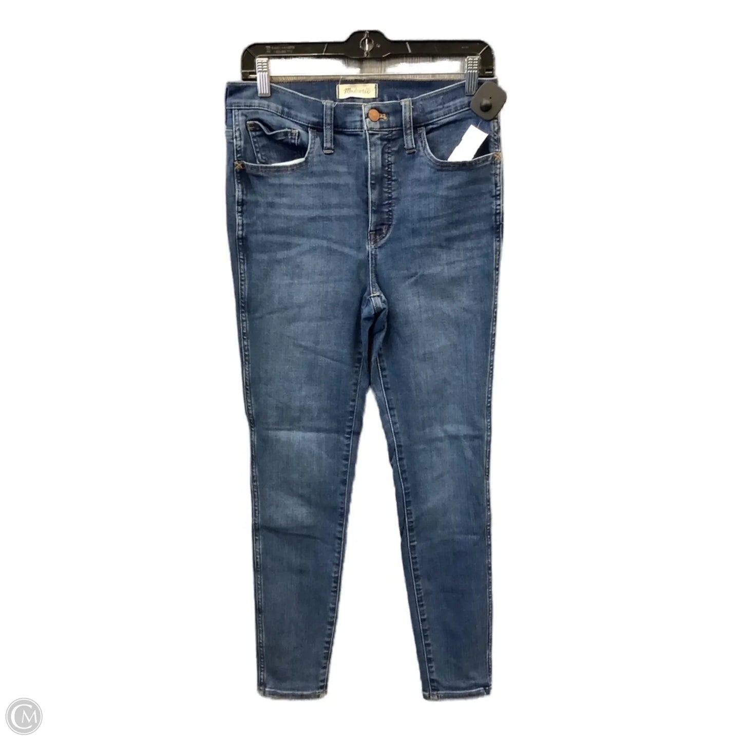 Jeans Skinny By Madewell In Blue Denim, Size: 8