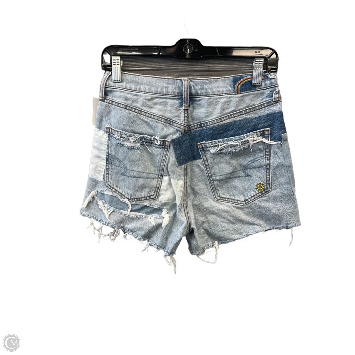 Shorts By American Eagle In Blue Denim, Size: 4