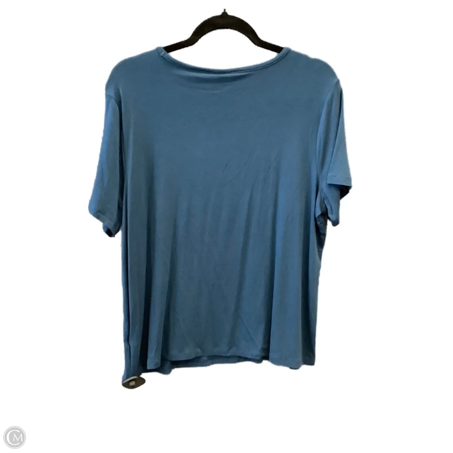 Top Short Sleeve Basic By Old Navy In Blue, Size: L