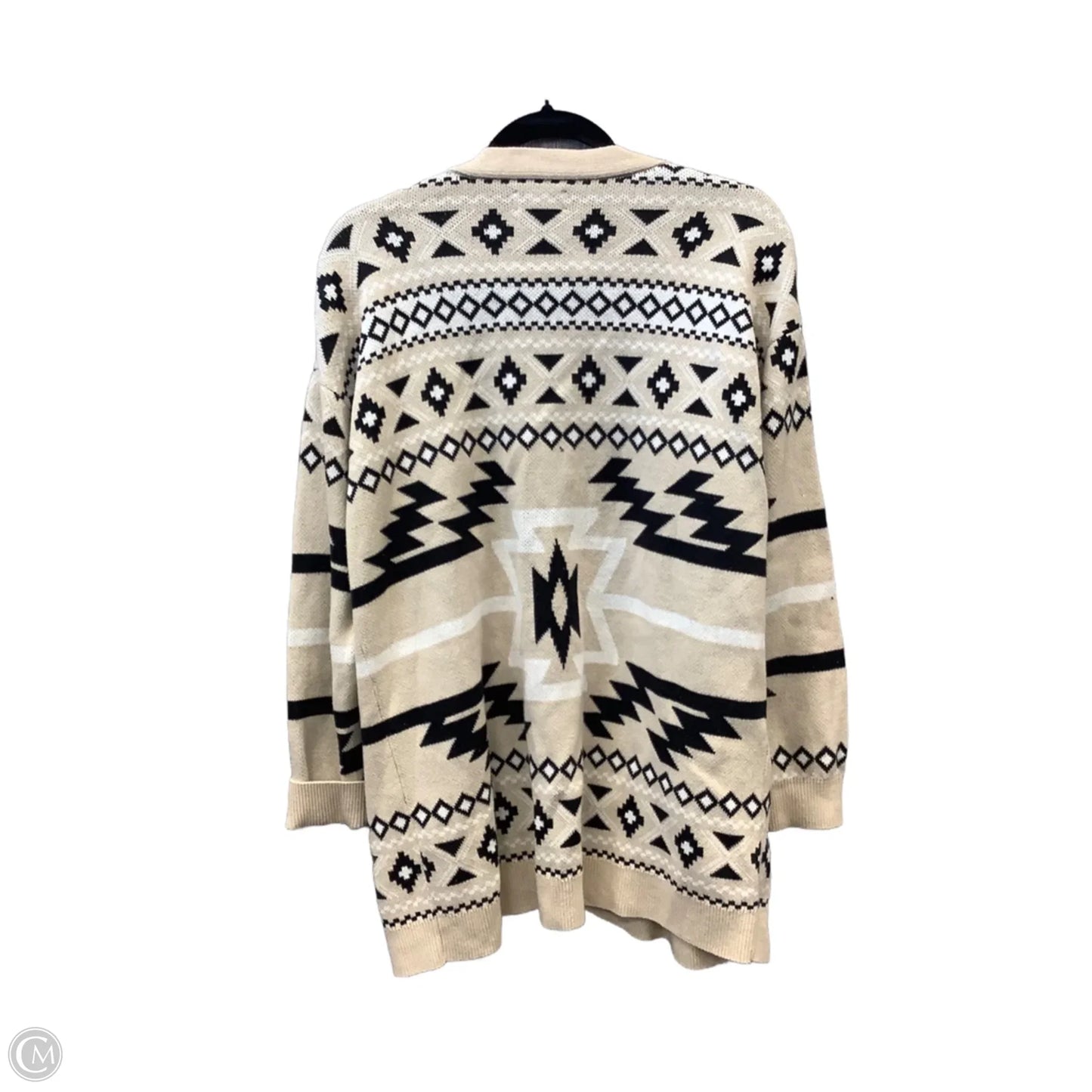 Sweater Cardigan By Lucky Brand In Beige, Size: M