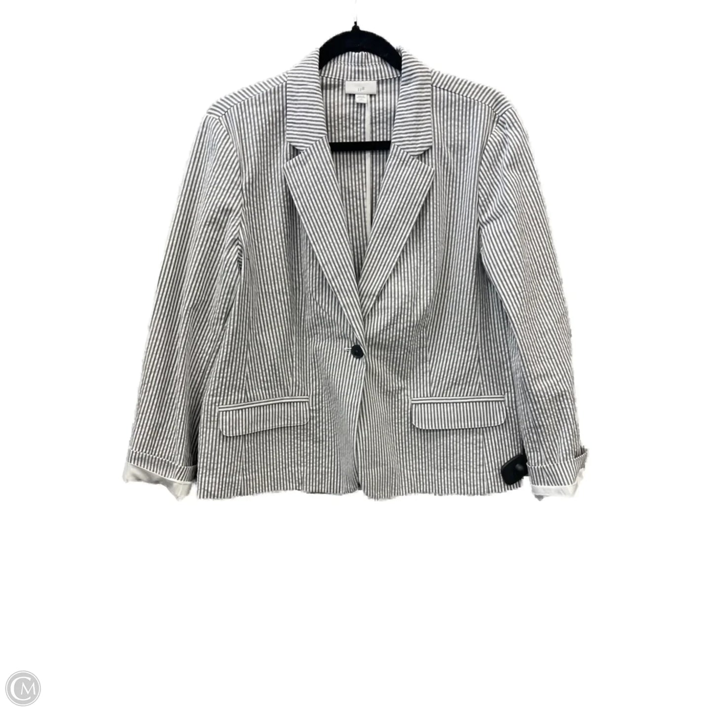 Blazer By J. Jill In Striped Pattern, Size: M