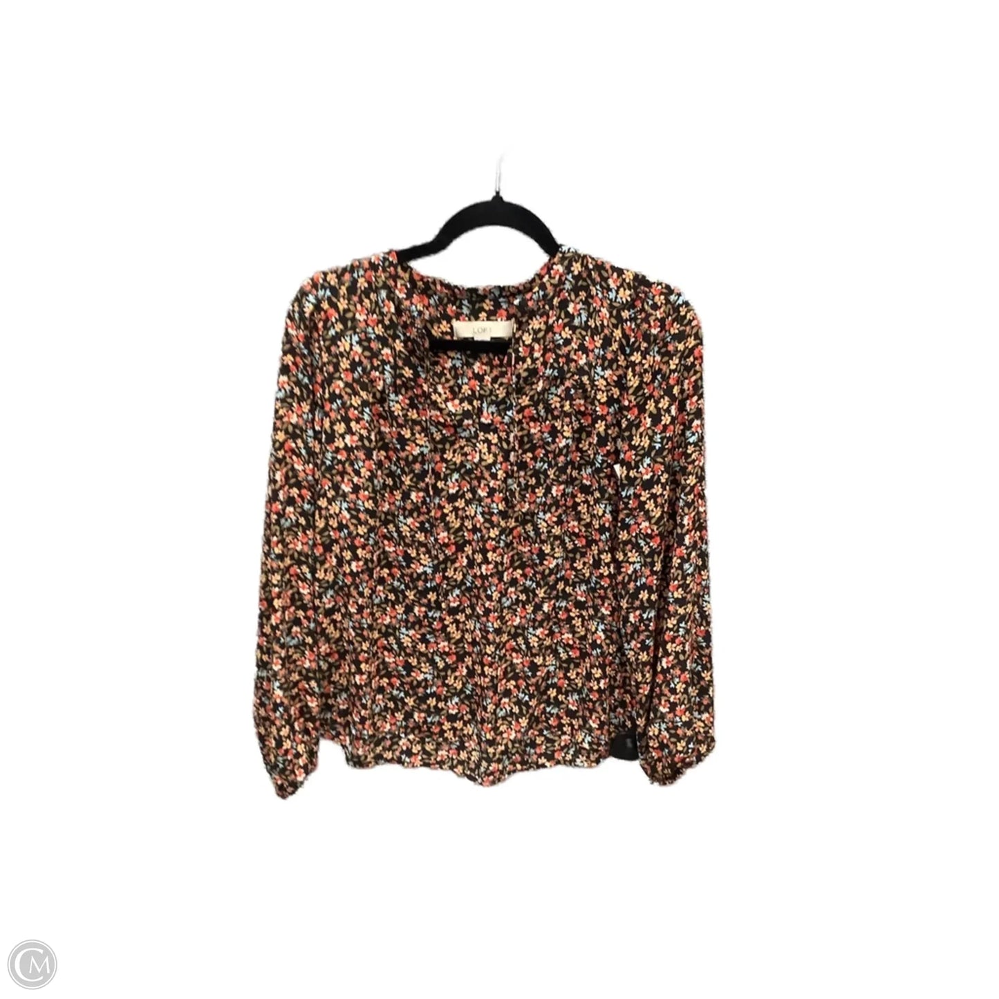 Top Long Sleeve By Loft In Black, Size: Xs