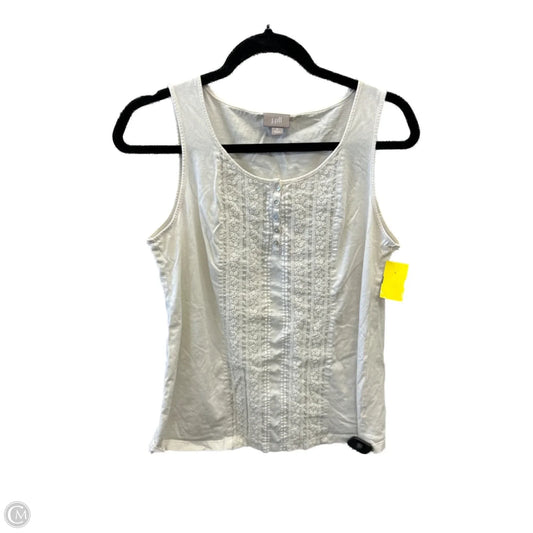 Top Sleeveless By J. Jill In Cream, Size: M