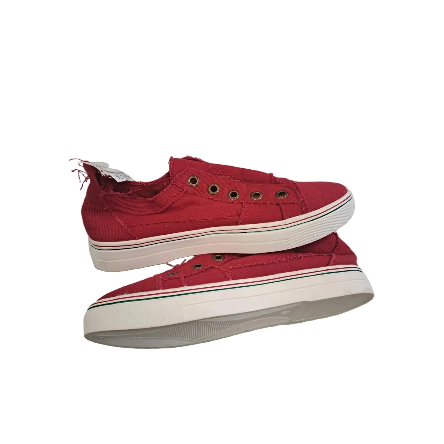 Shoes Flats By Clothes Mentor In Red, Size: 9