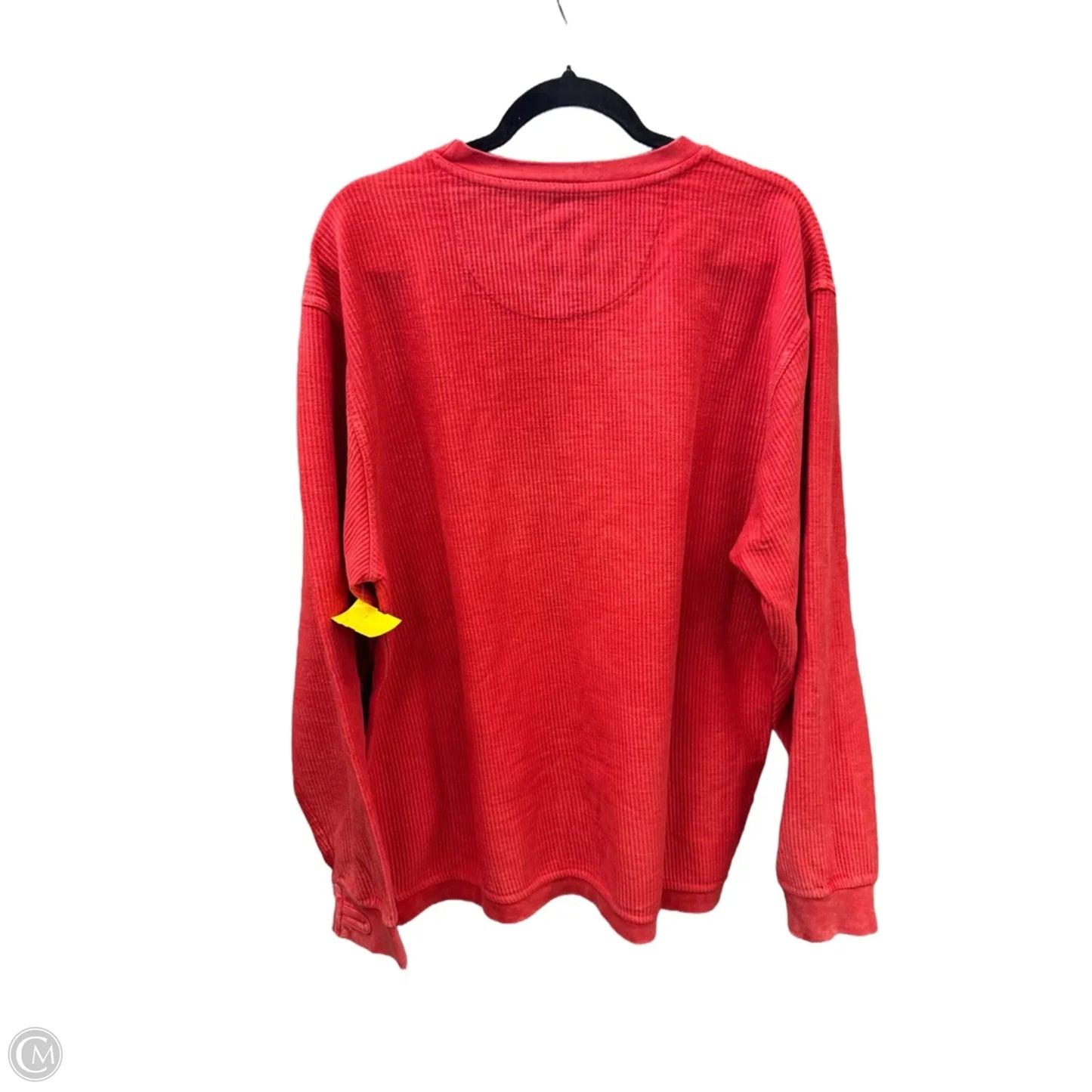 Top Long Sleeve By Clothes Mentor In Red, Size: L