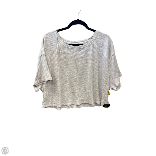 Top Short Sleeve By Aerie In Grey, Size: Xl