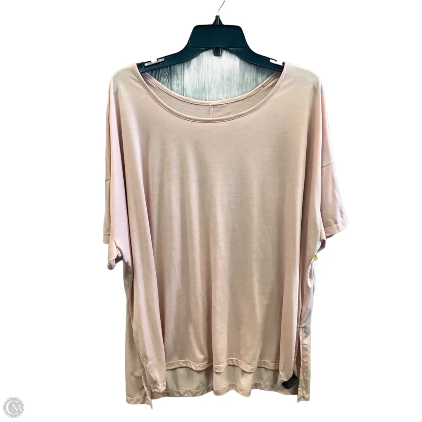 Athletic Top Short Sleeve By Nike Apparel In Pink, Size: 3x