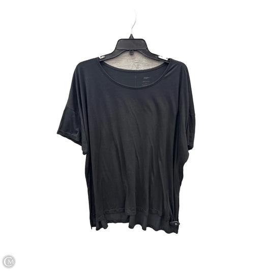 Top Short Sleeve By Nike Apparel In Black, Size: 3x