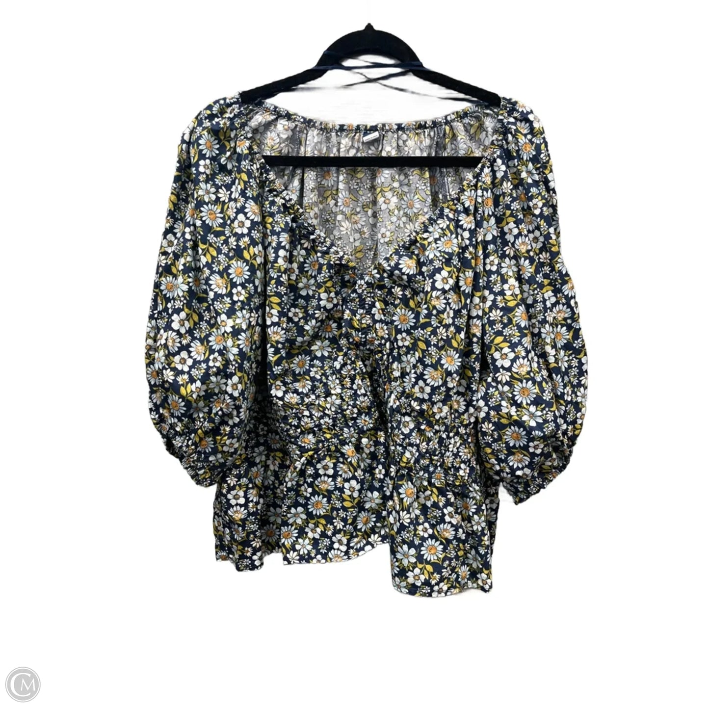 Top Short Sleeve By Old Navy In Floral Print, Size: 3x