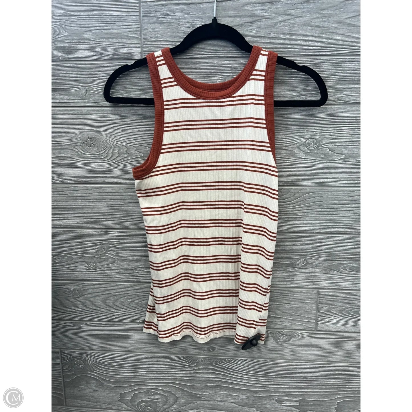 Top Sleeveless By Maurices In Striped Pattern, Size: L