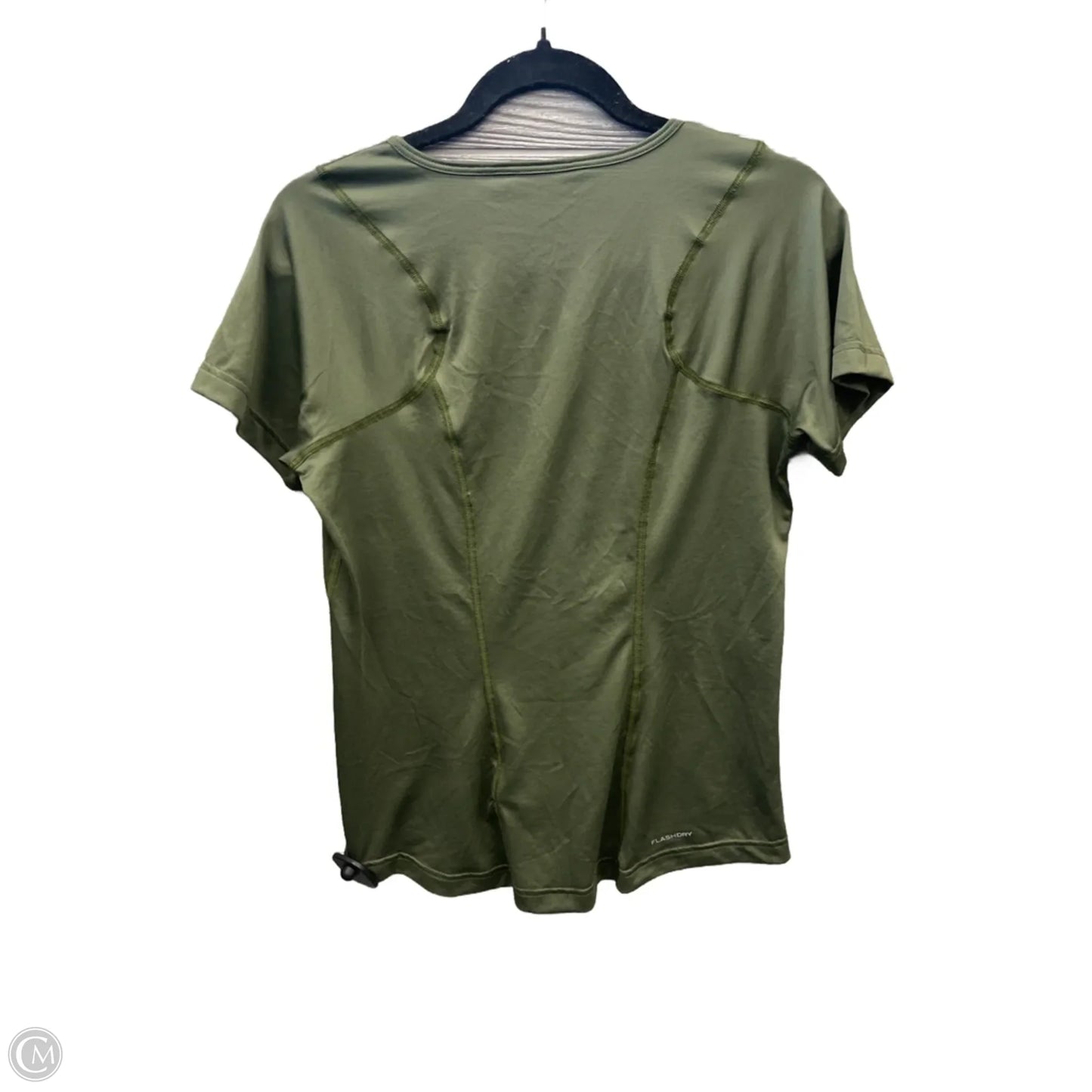 Athletic Top Short Sleeve By The North Face In Green, Size: M