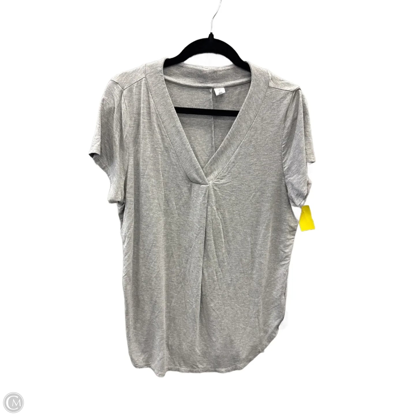 Top Short Sleeve By Old Navy In Grey, Size: L