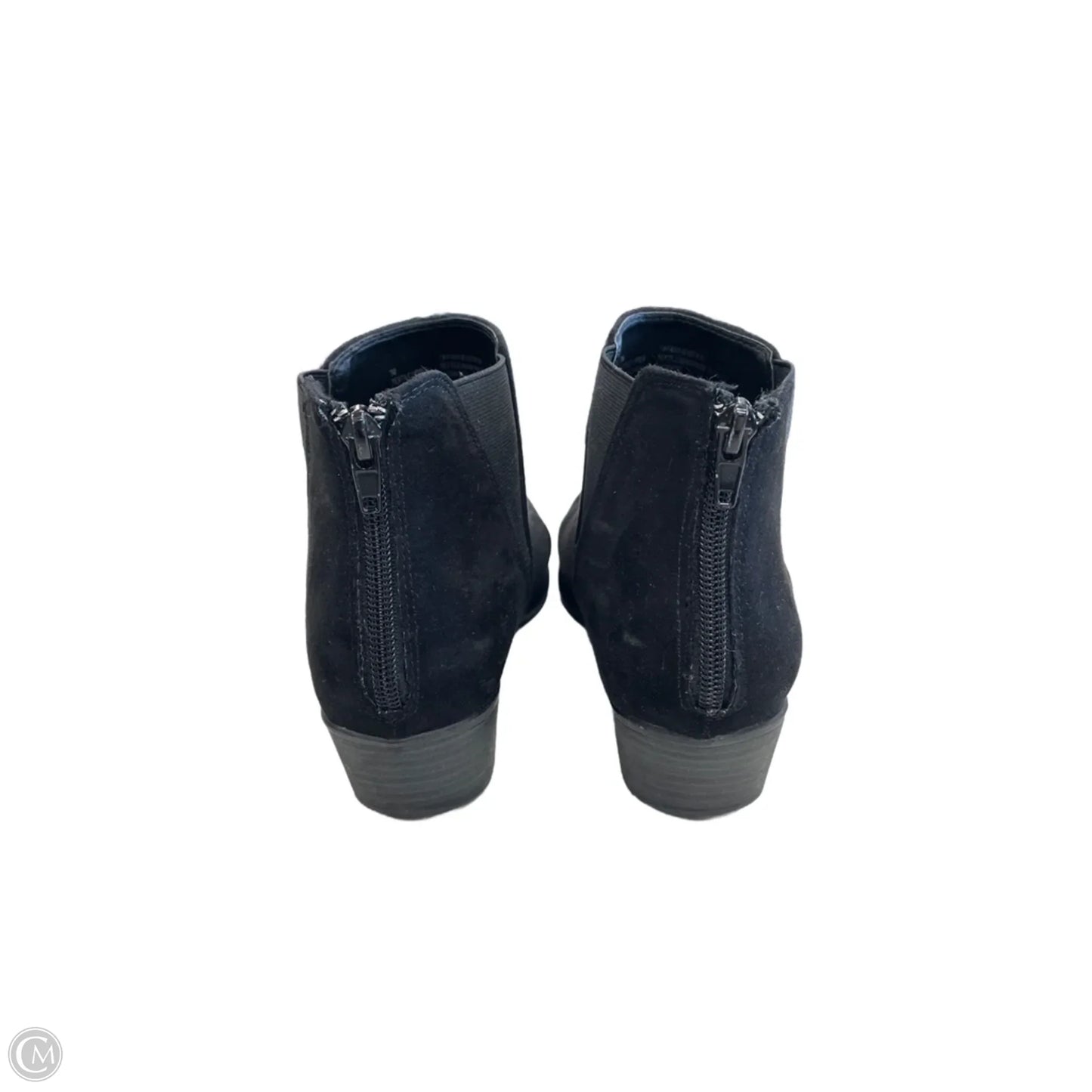 Boots Ankle Heels By Esprit In Black, Size: 7