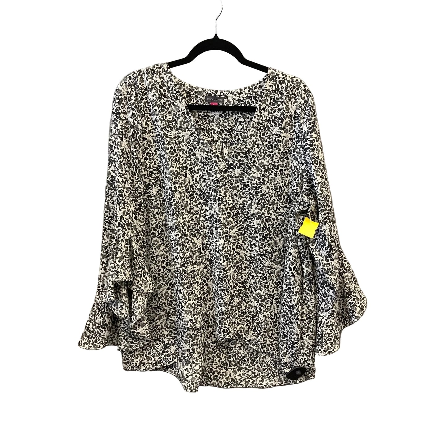 Top Long Sleeve By Vince Camuto In Floral Print, Size: Xl