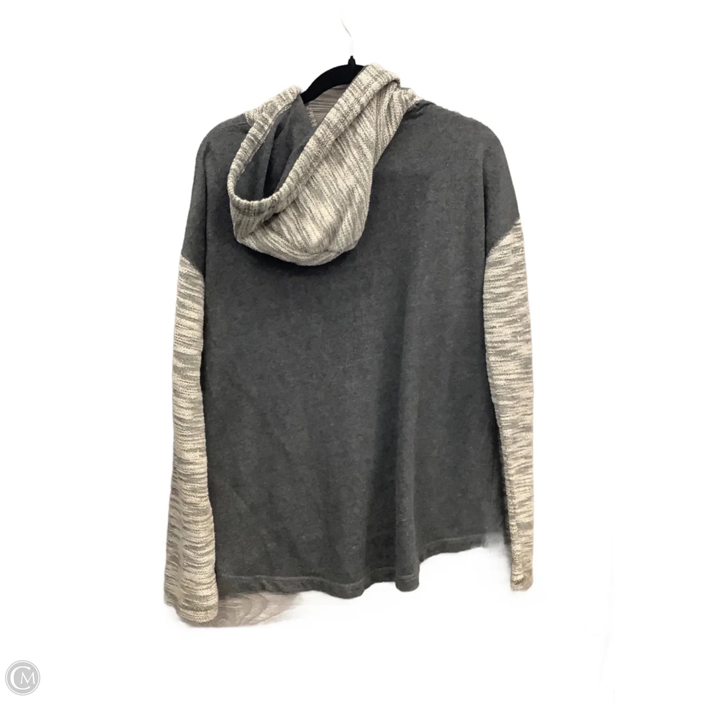 Sweatshirt Hoodie By Clothes Mentor In Grey, Size: 2x