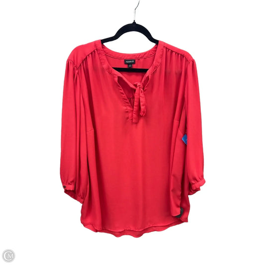 Top Long Sleeve By Torrid In Pink, Size: 3x
