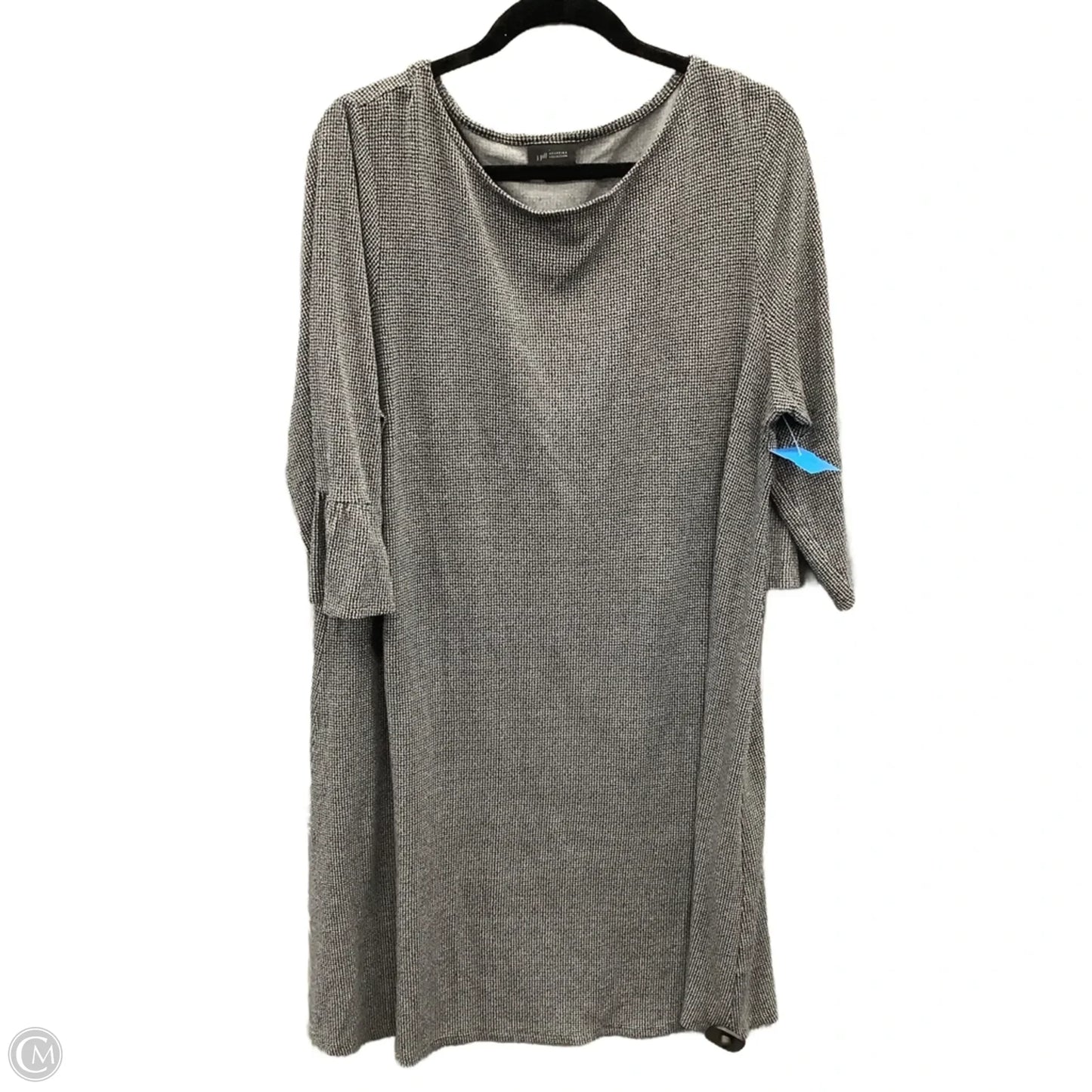 Dress Casual Midi By J. Jill In Grey, Size: 1x