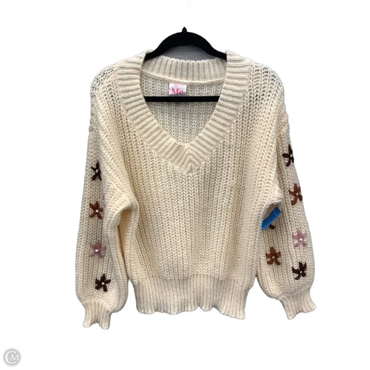 Sweater By Clothes Mentor In Cream, Size: S