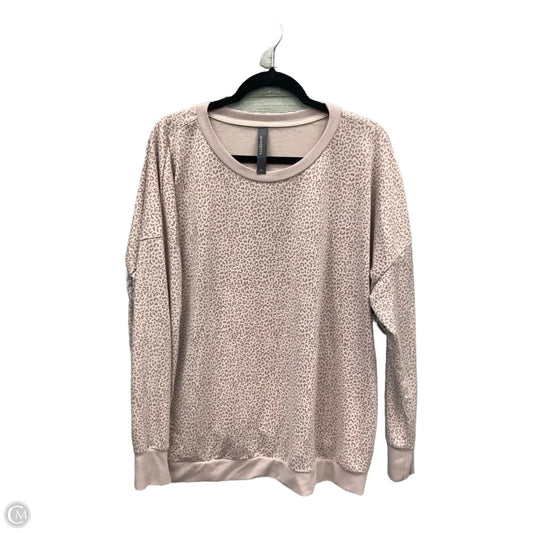 Top Long Sleeve By Mondetta In Animal Print, Size: Xxl